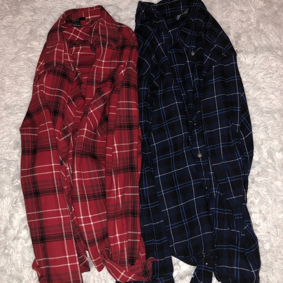 Brandy Melville Tops - Flannel Bundle ☁️
